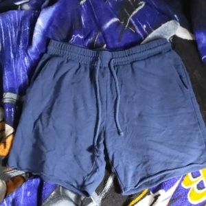 Blue Sweatshorts